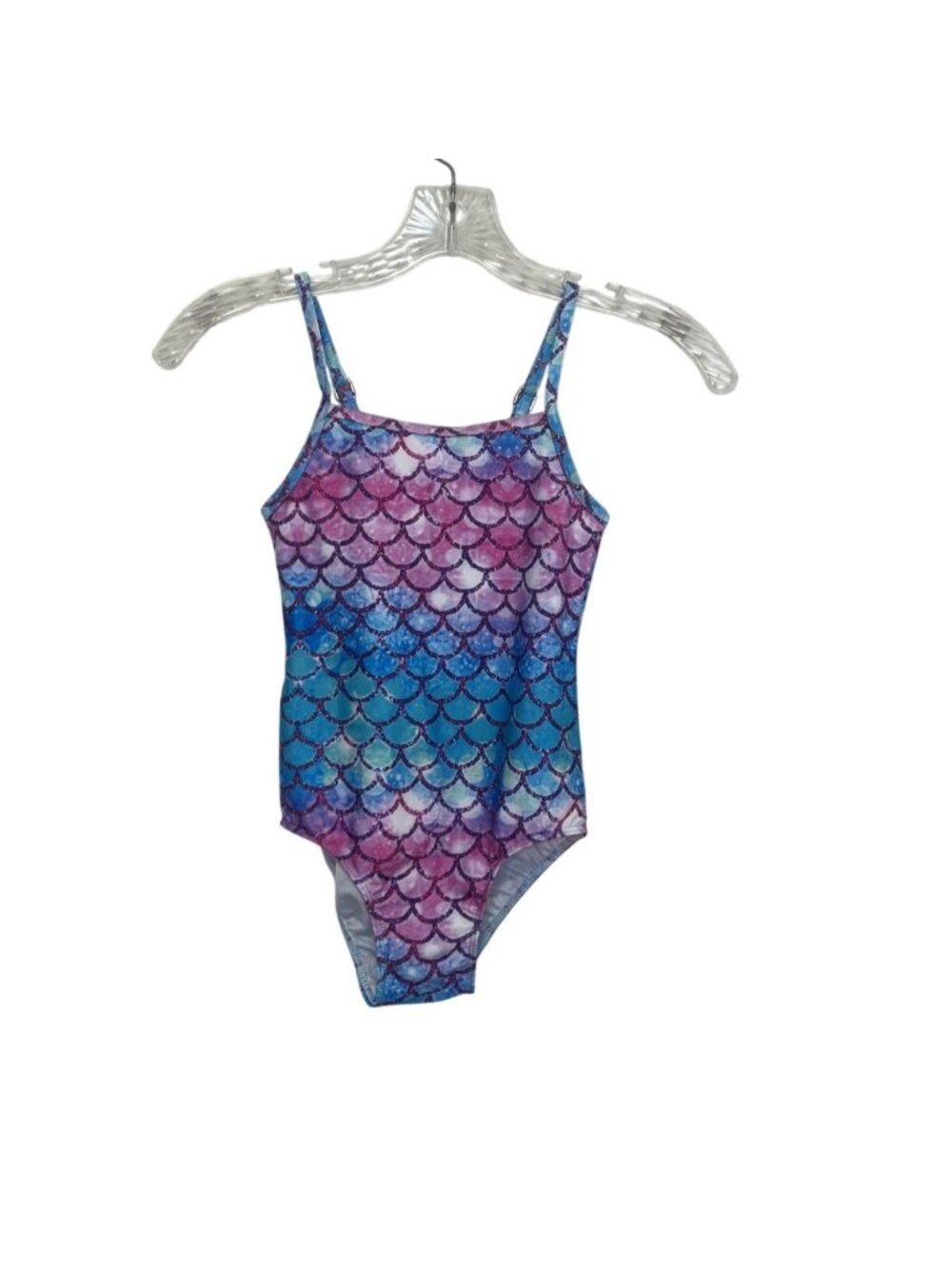 Fashion Mermaid Scale One-Piece Swimsuit Girls Size 110 6‎ US New Summer Pool